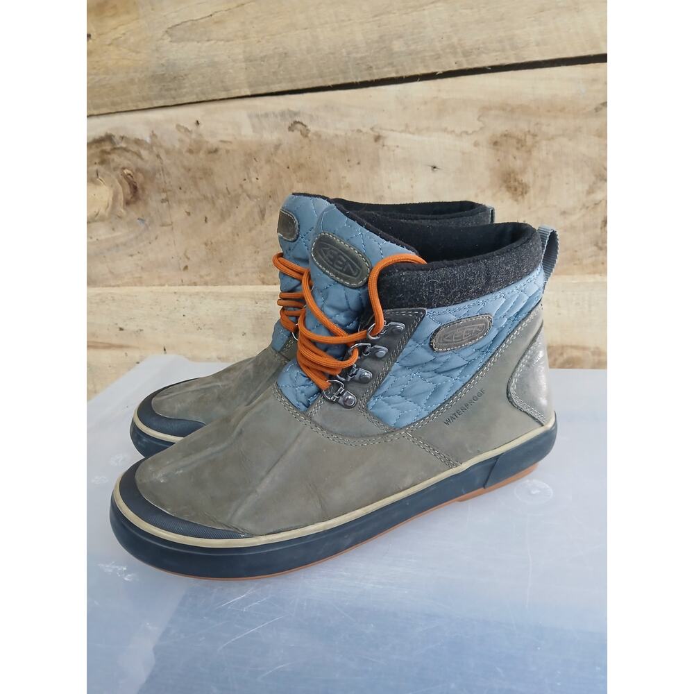KEEN Women's Elsa II Ankle Quilted Waterproof Boots. Size 9